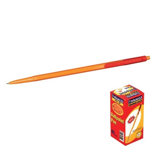 Mikro Kırmızı Tükenmez Kalem 60 Lı - 1
